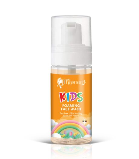 Kids foaming face wash